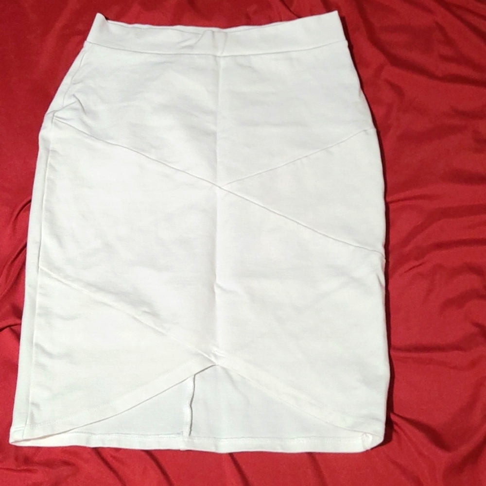 White skirt